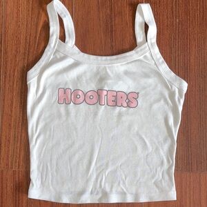 Hooters White Tank Top
